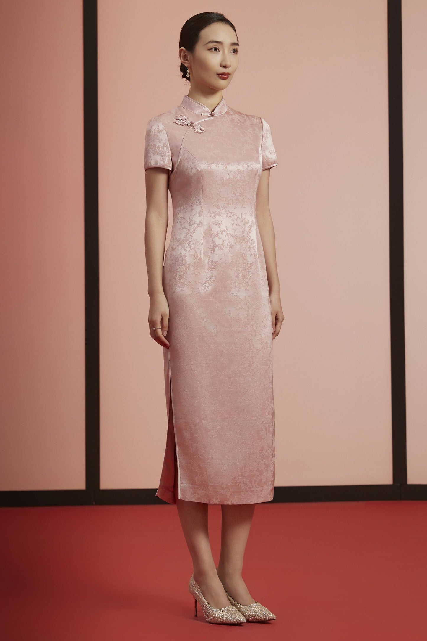 Radiant Ruby Elegance-Pink
