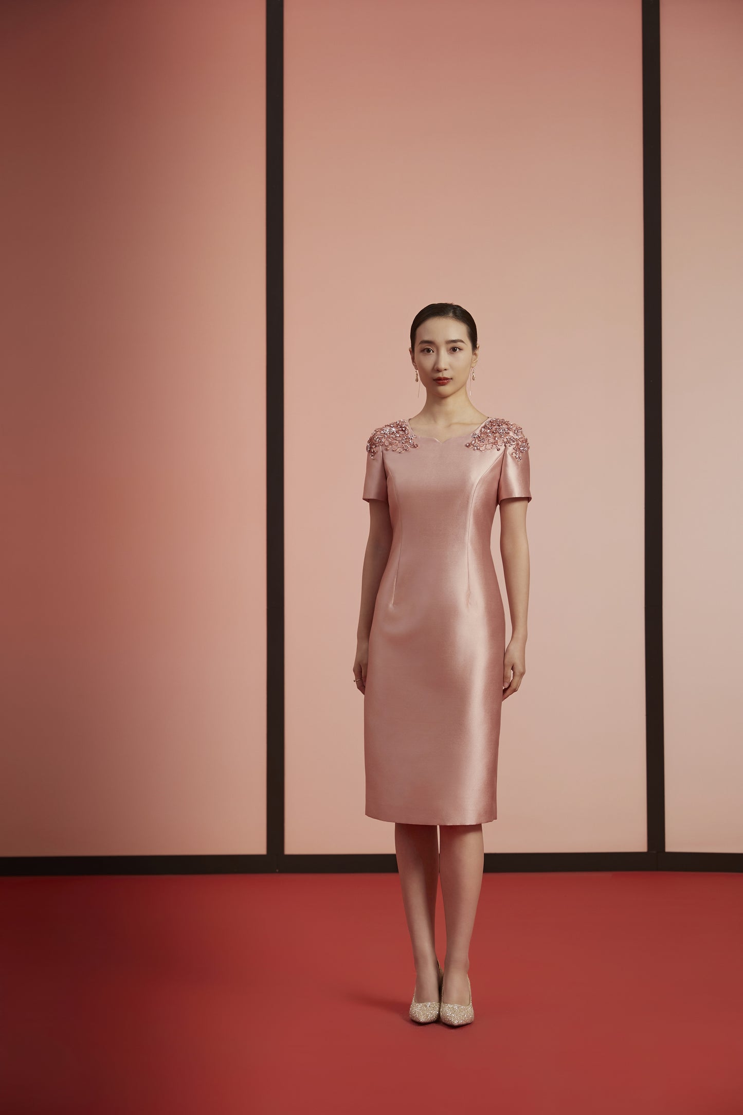 Radiant Ruby Elegance -Pink