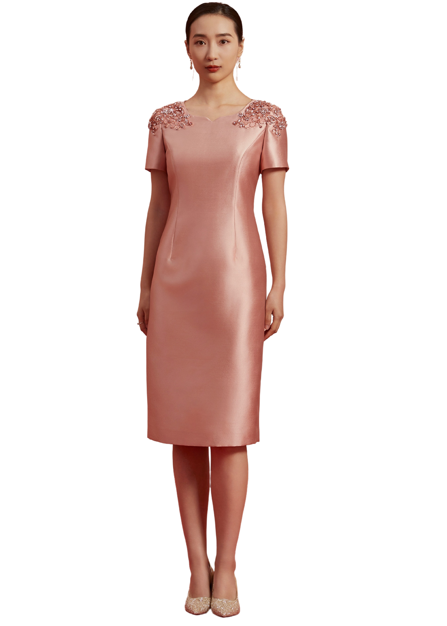Radiant Ruby Elegance -Pink